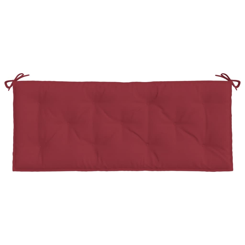 Garden Bench Cushion Wine Red 47.2"x19.7"x2.8" Oxford Fabric