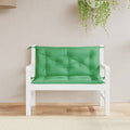Garden Bench Cushions 2pcs Green 39.4"x19.7"x2.8" Oxford Fabric