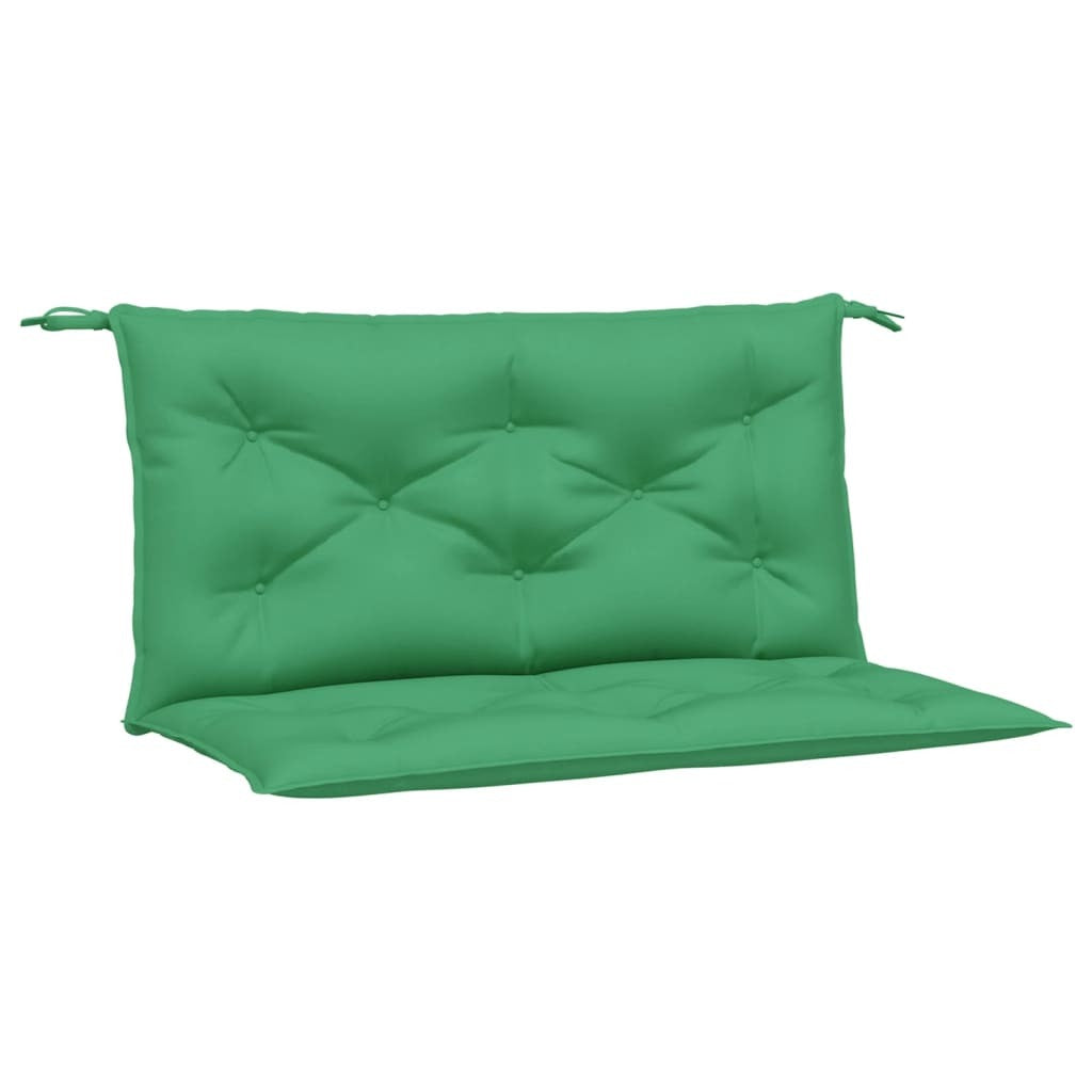 Garden Bench Cushions 2pcs Green 39.4"x19.7"x2.8" Oxford Fabric