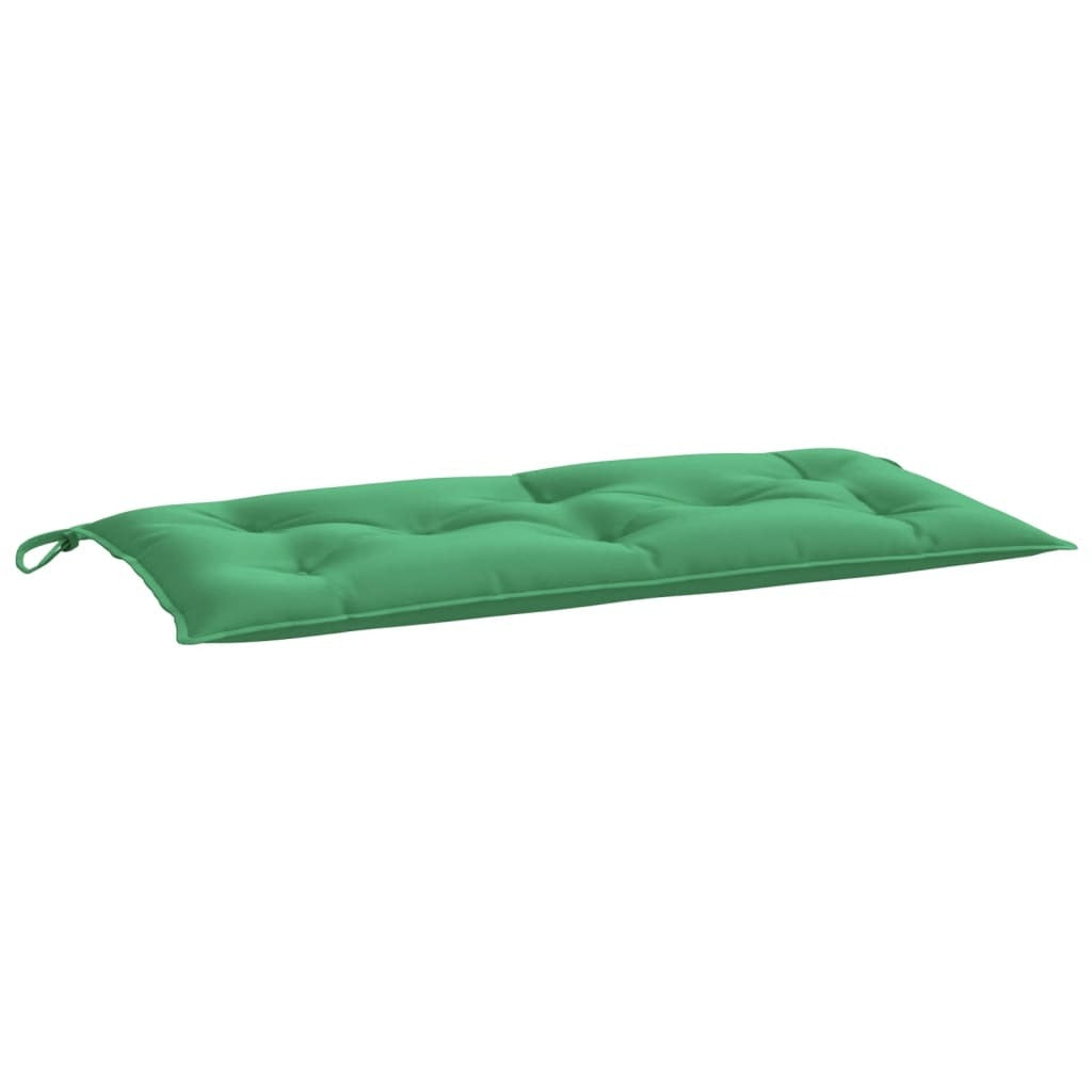 Garden Bench Cushions 2pcs Green 39.4"x19.7"x2.8" Oxford Fabric