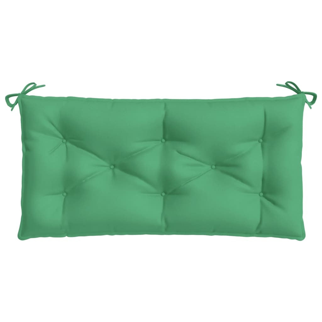 Garden Bench Cushions 2pcs Green 39.4"x19.7"x2.8" Oxford Fabric