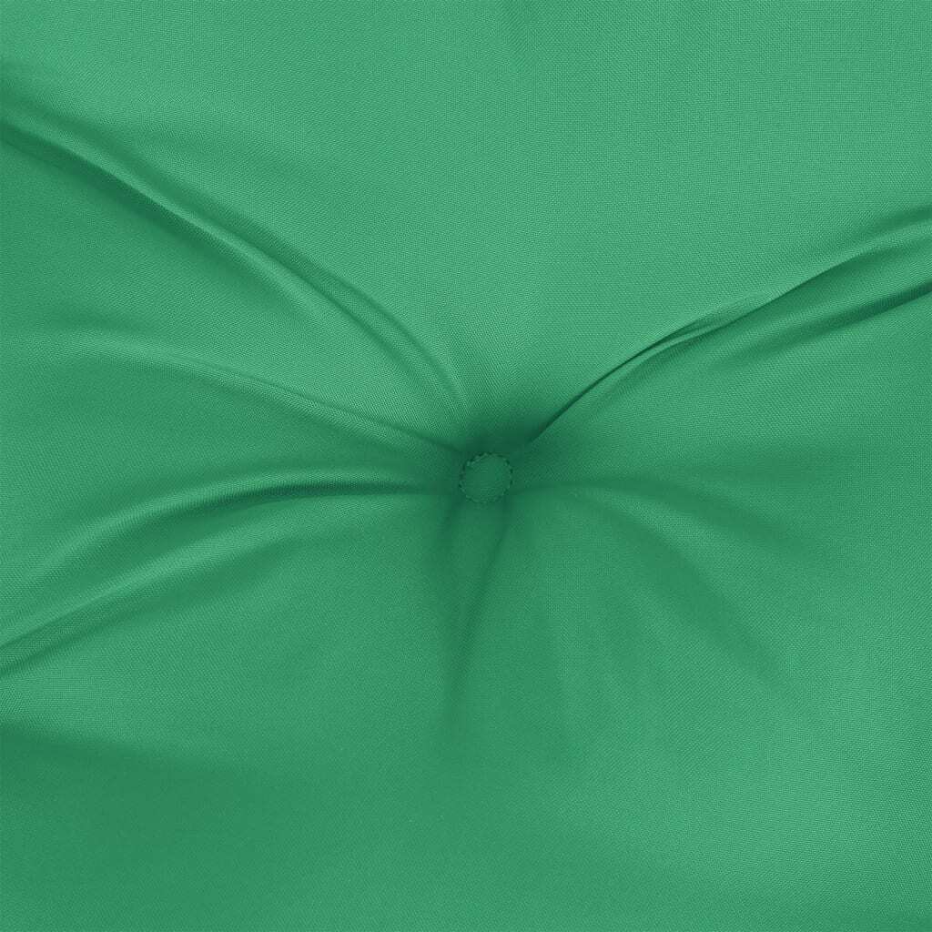 Garden Bench Cushions 2pcs Green 39.4"x19.7"x2.8" Oxford Fabric