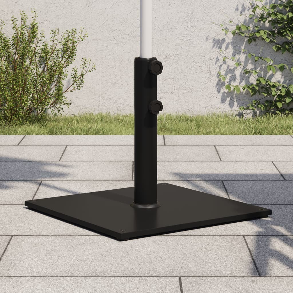 Parasol Base for 1.3"/1.5"/1.9" Poles 37.5 lb Square