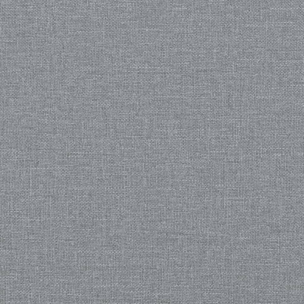 Massage Recliner Chair Light Gray Fabric