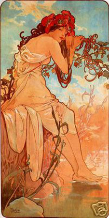 Summer Alphonse Mucha