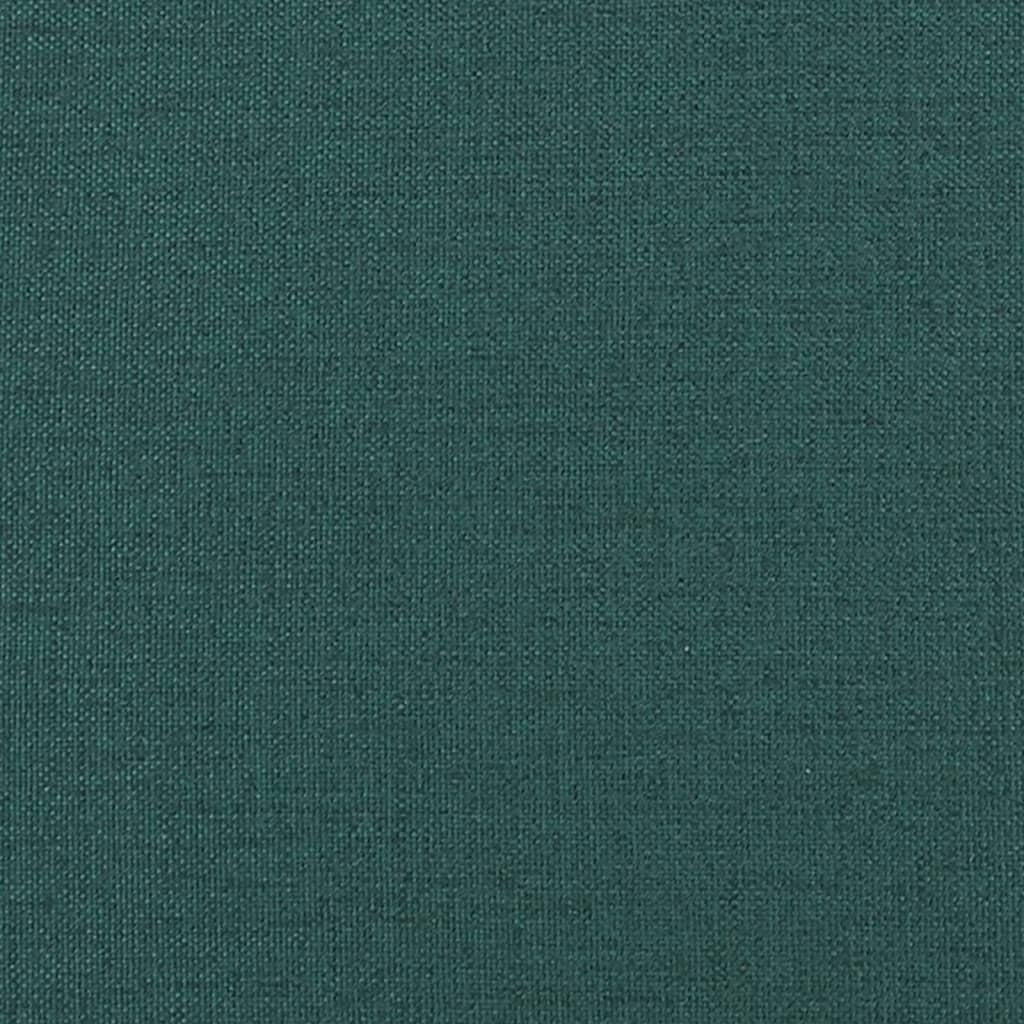 Massage Recliner Chair Dark Green Fabric
