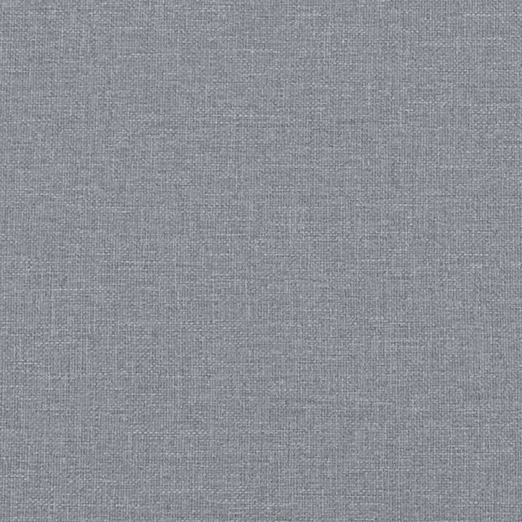 Massage Recliner Chair Light Gray Fabric