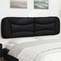 Headboard Cushion "Hvar" Black 72" Faux Leather