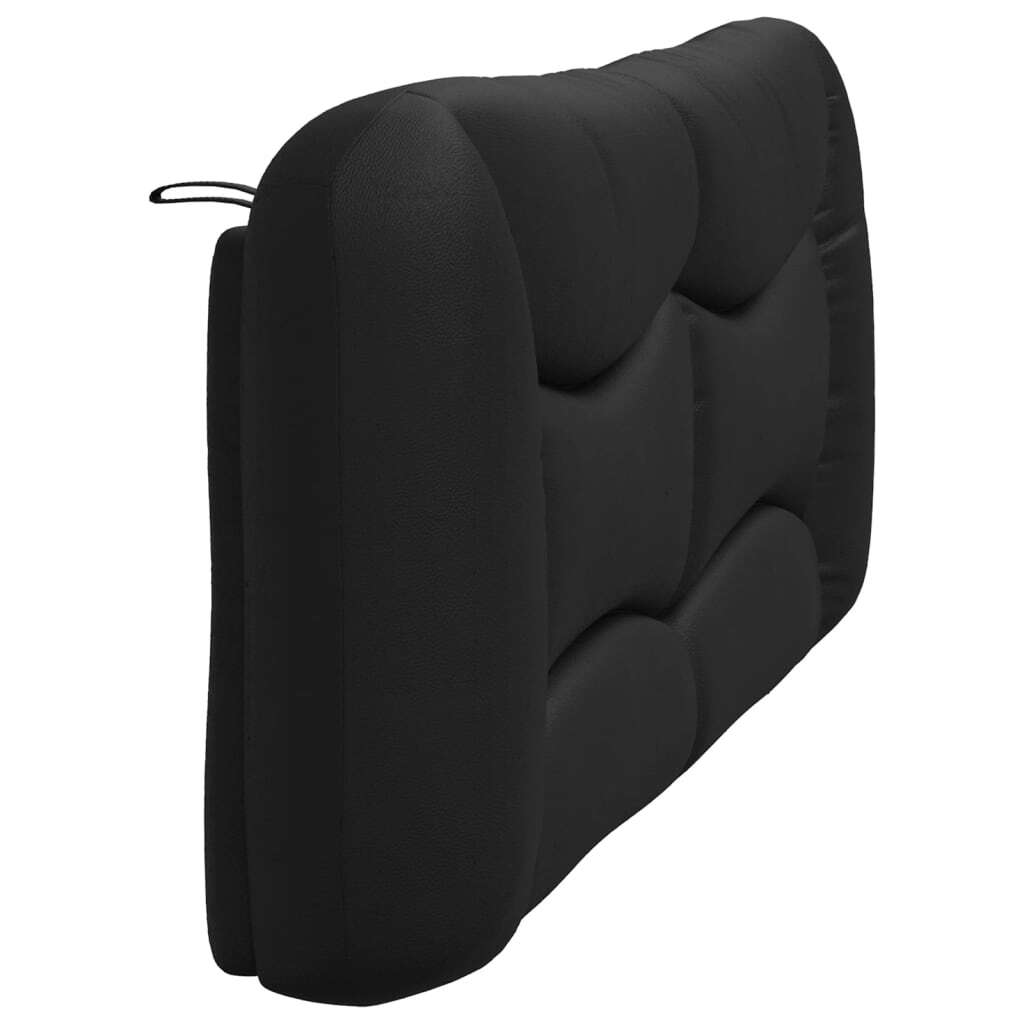 Headboard Cushion "Hvar" Black 72" Faux Leather