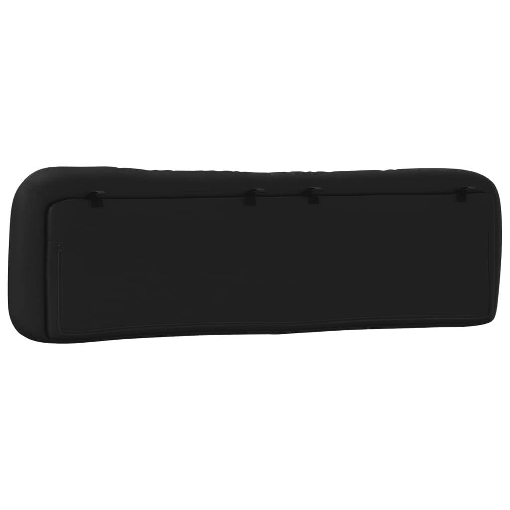 Headboard Cushion "Hvar" Black 72" Faux Leather