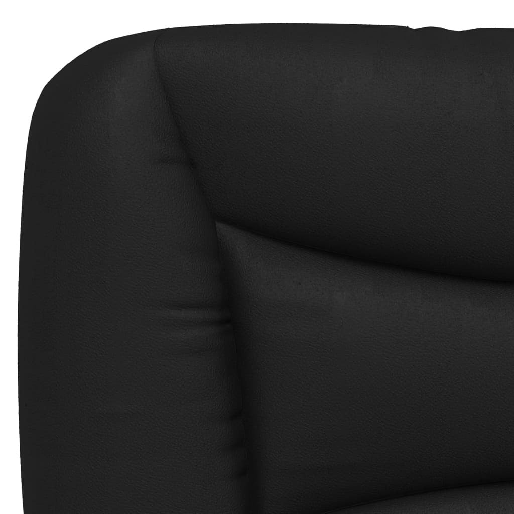 Headboard Cushion "Hvar" Black 72" Faux Leather