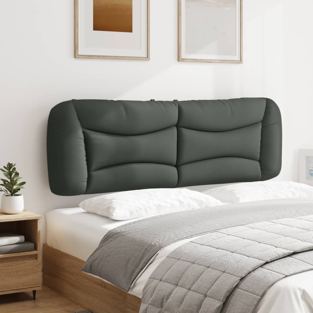 Headboard Cushion "Hvar" Dark Gray 59.8" Fabric