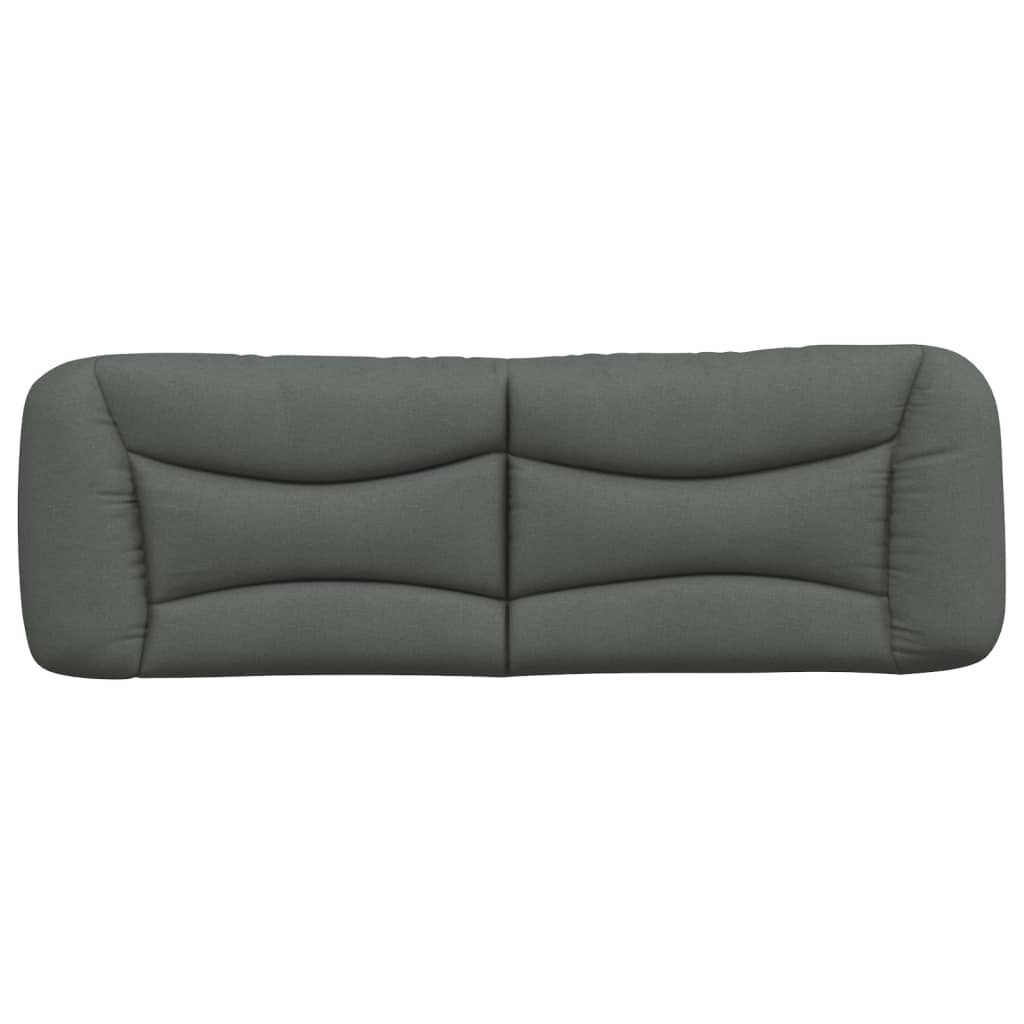 Headboard Cushion "Hvar" Dark Gray 59.8" Fabric