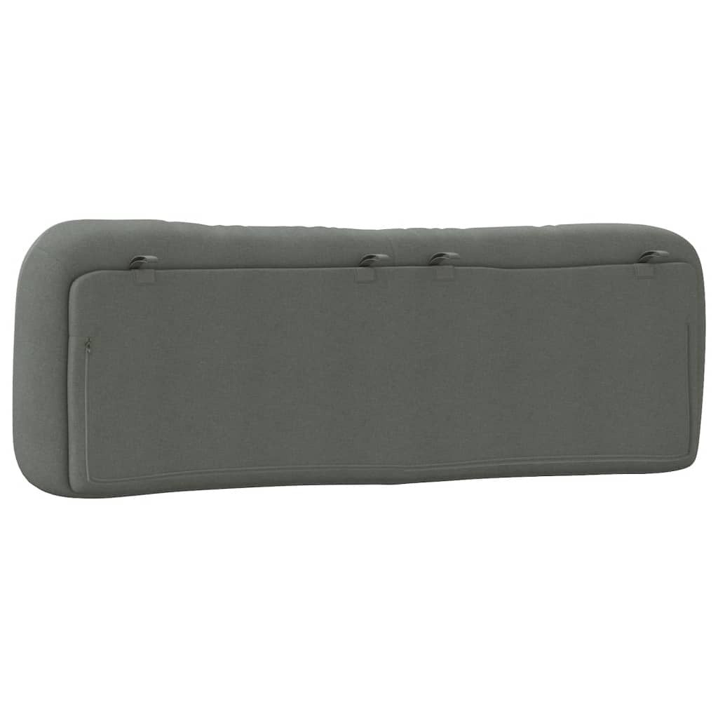 Headboard Cushion "Hvar" Dark Gray 59.8" Fabric