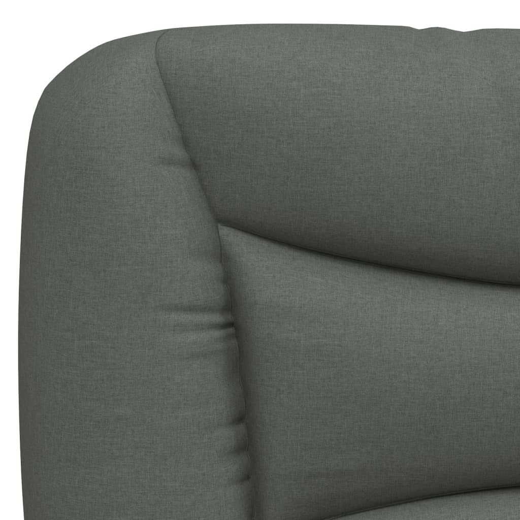 Headboard Cushion "Hvar" Dark Gray 59.8" Fabric