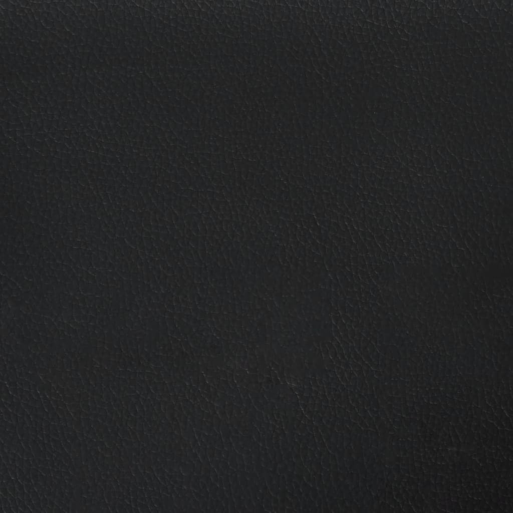 Headboard Cushion "Zadar" White and Black 53.9" Faux Leather