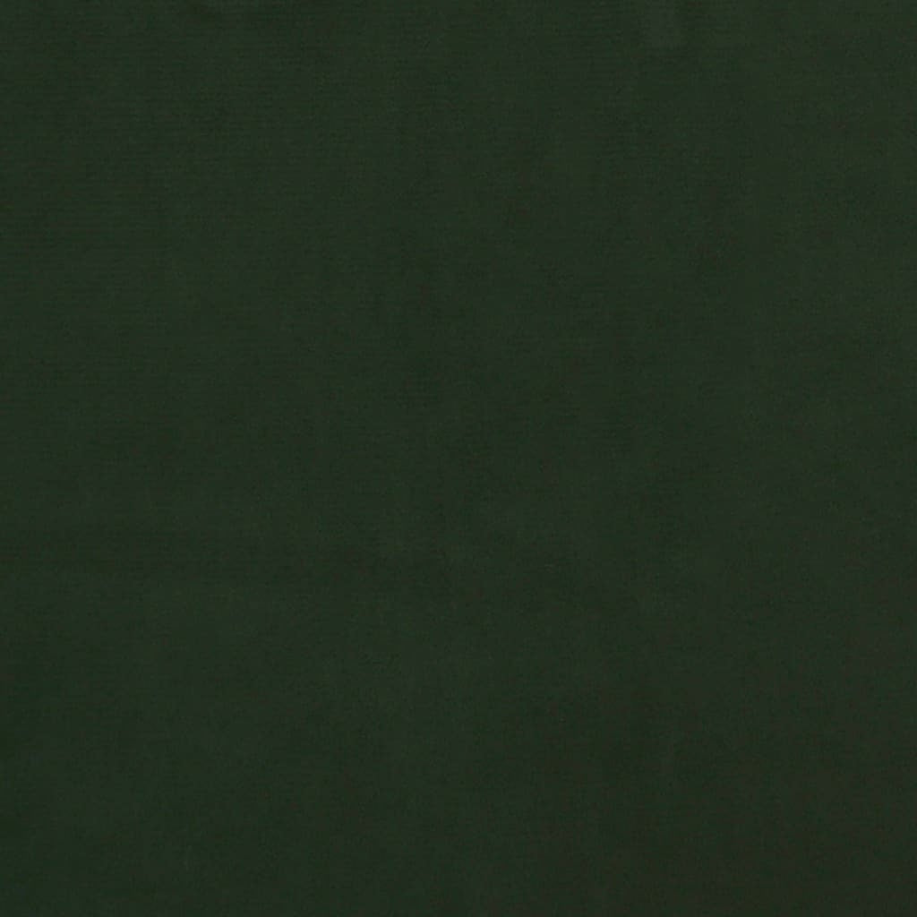 2-Seater Sofa Bed Dark Green Velvet