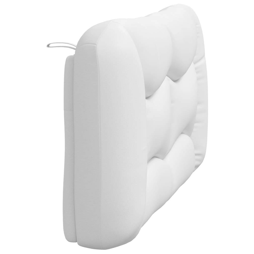 Headboard Cushion "Hvar" White 53.9" Faux Leather