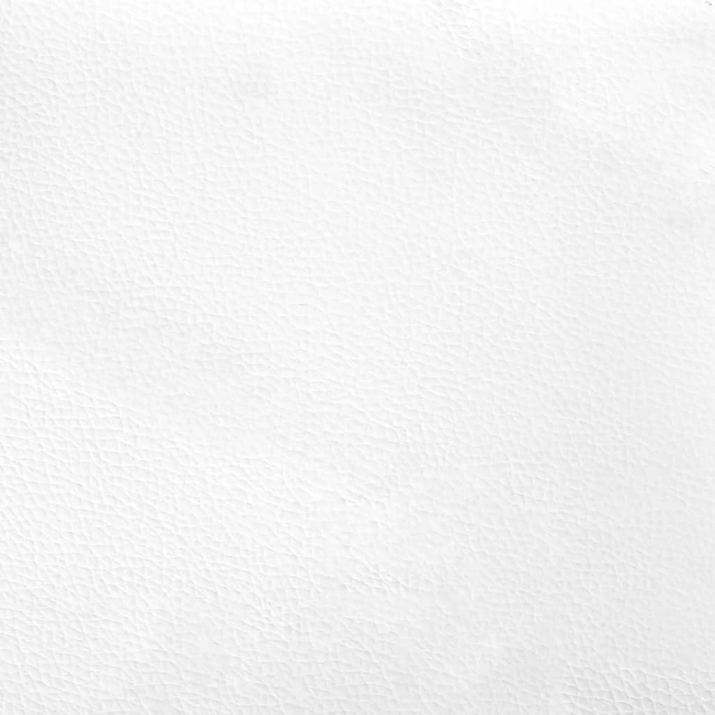 Headboard Cushion "Hvar" White 53.9" Faux Leather