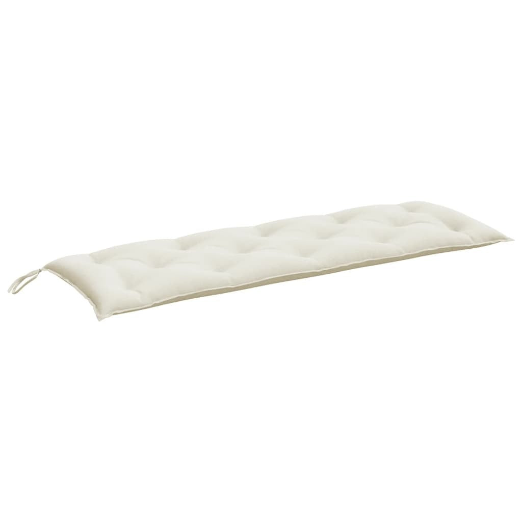 Garden Bench Cushion Melange Cream 59.1"x19.7"x2.8" Fabric