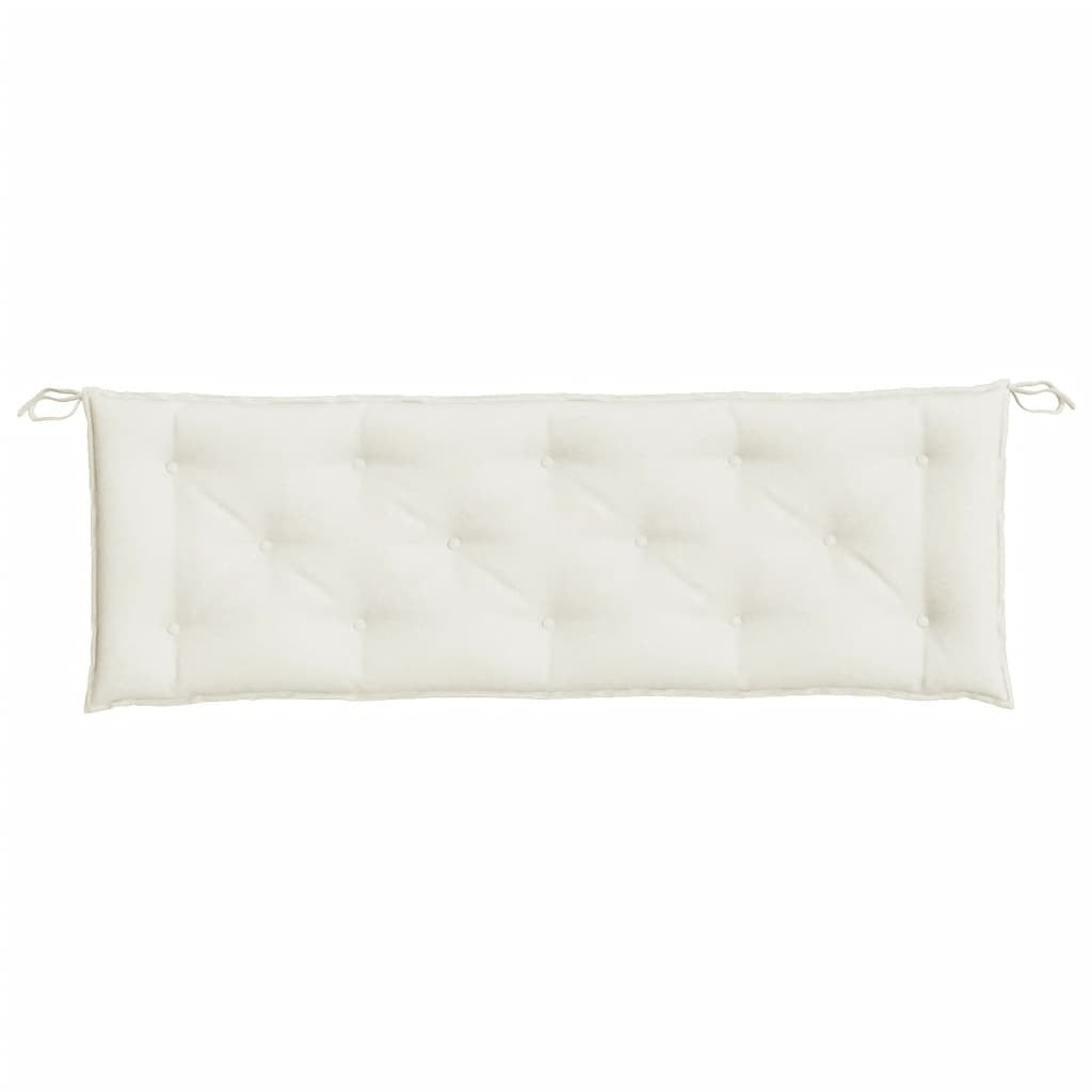 Garden Bench Cushion Melange Cream 59.1"x19.7"x2.8" Fabric