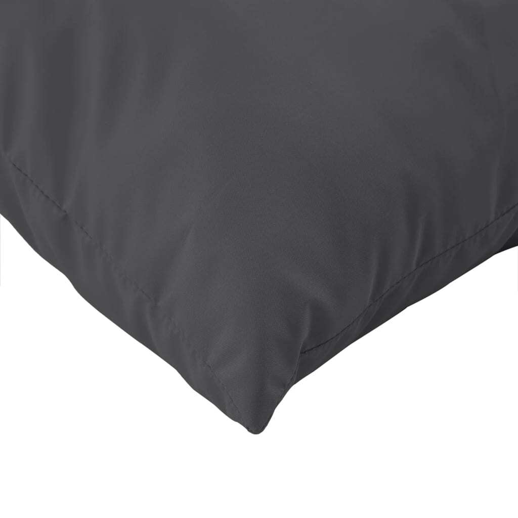 Pallet Cushions 3 pcs Melange Anthracite Fabric