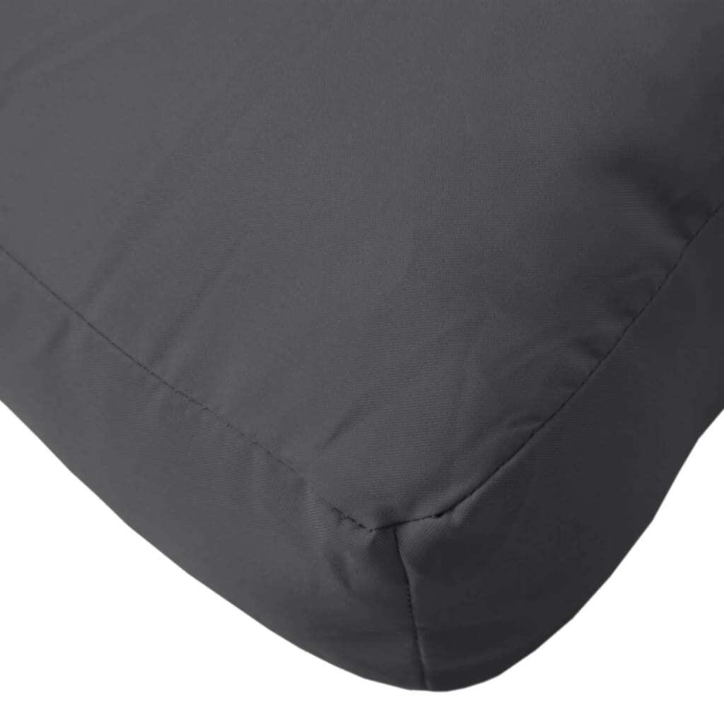 Pallet Cushions 3 pcs Melange Anthracite Fabric