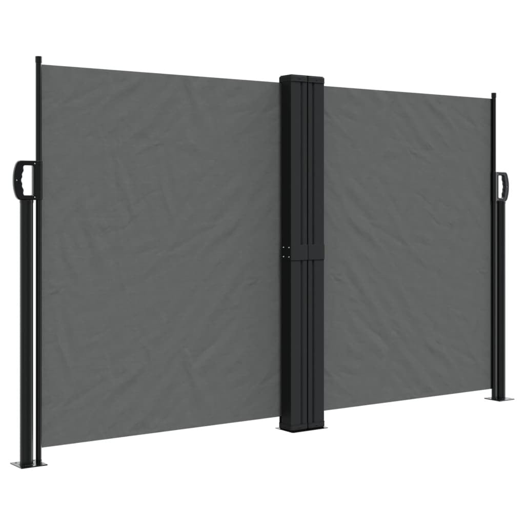 Retractable Side Awning Anthracite 55.1"x236.2