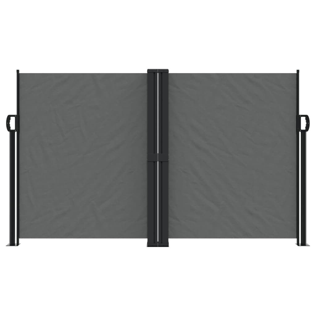 Retractable Side Awning Anthracite 55.1"x236.2