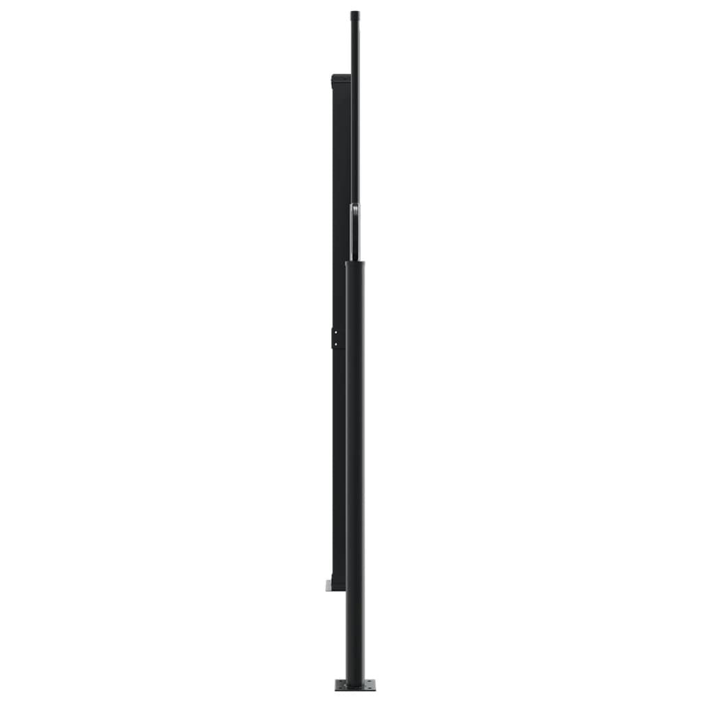 Retractable Side Awning Anthracite 63"x472.4