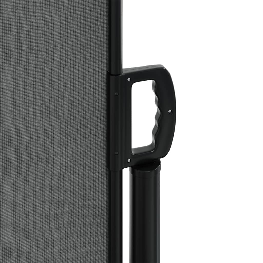 Retractable Side Awning Anthracite 63"x472.4