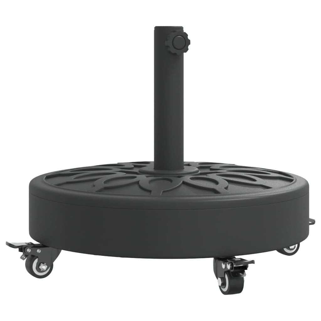Parasol Base with Wheels for 1.5"/1.9" Poles 59.5 lb Round