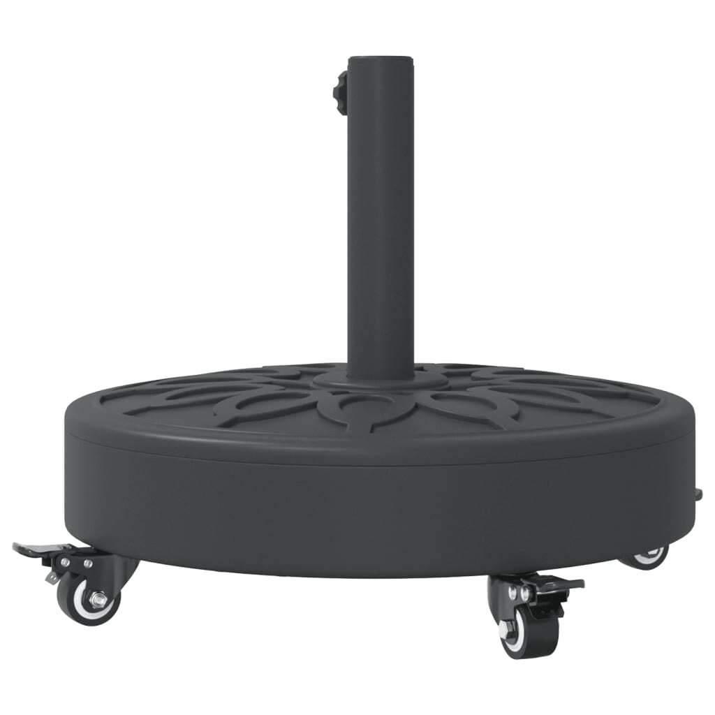 Parasol Base with Wheels for 1.5"/1.9" Poles 59.5 lb Round