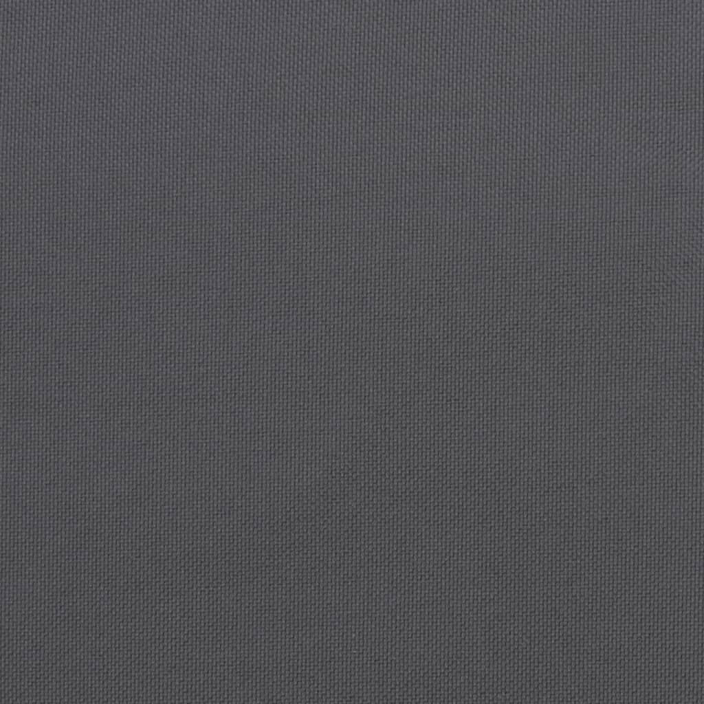 Garden Highback Chair Cushions 4 pcs Anthracite 47.2"x19.7"x1.2" Fabric
