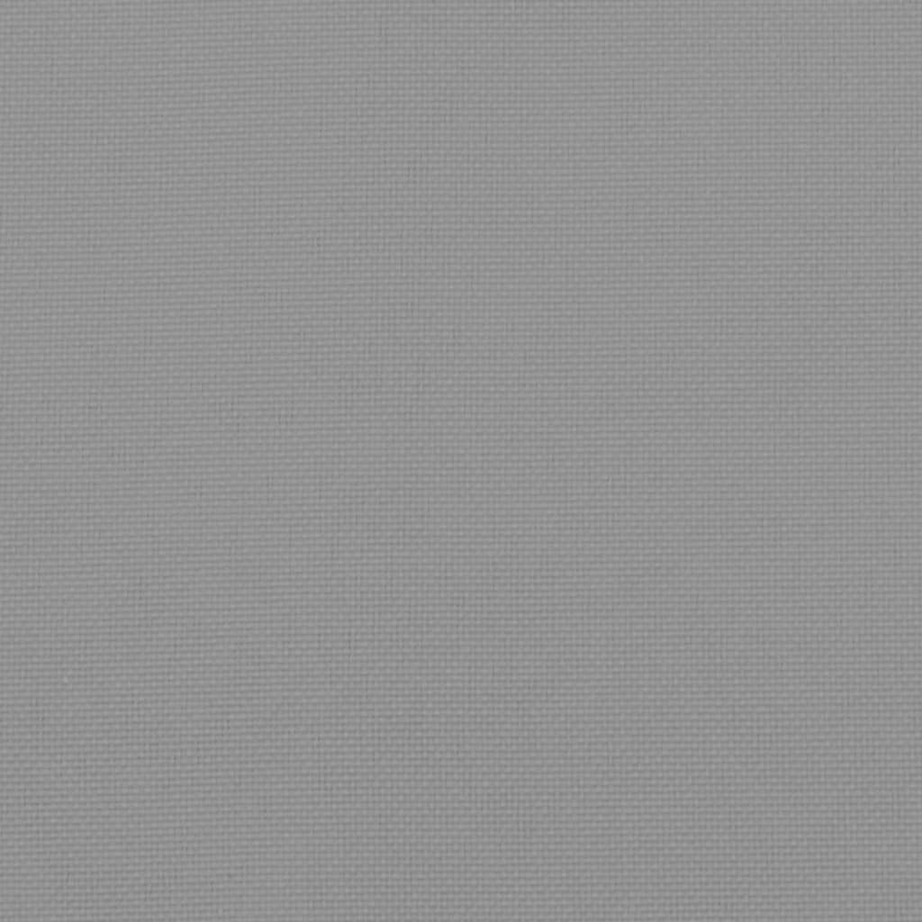 Garden Bench Cushion Gray 59.1"x19.7"x1.6" Oxford Fabric
