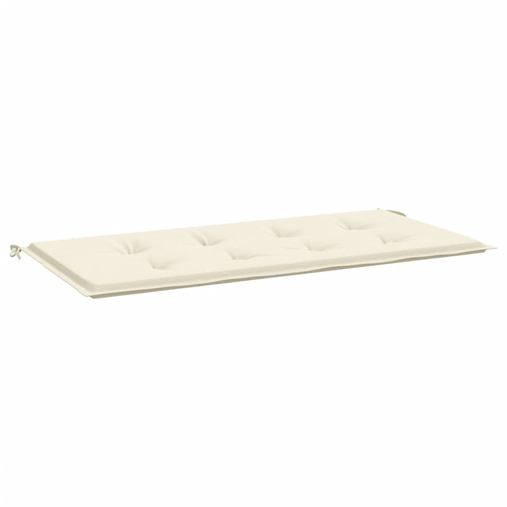 Garden Bench Cushion Cream 47.2"x19.7"x1.2" Oxford Fabric