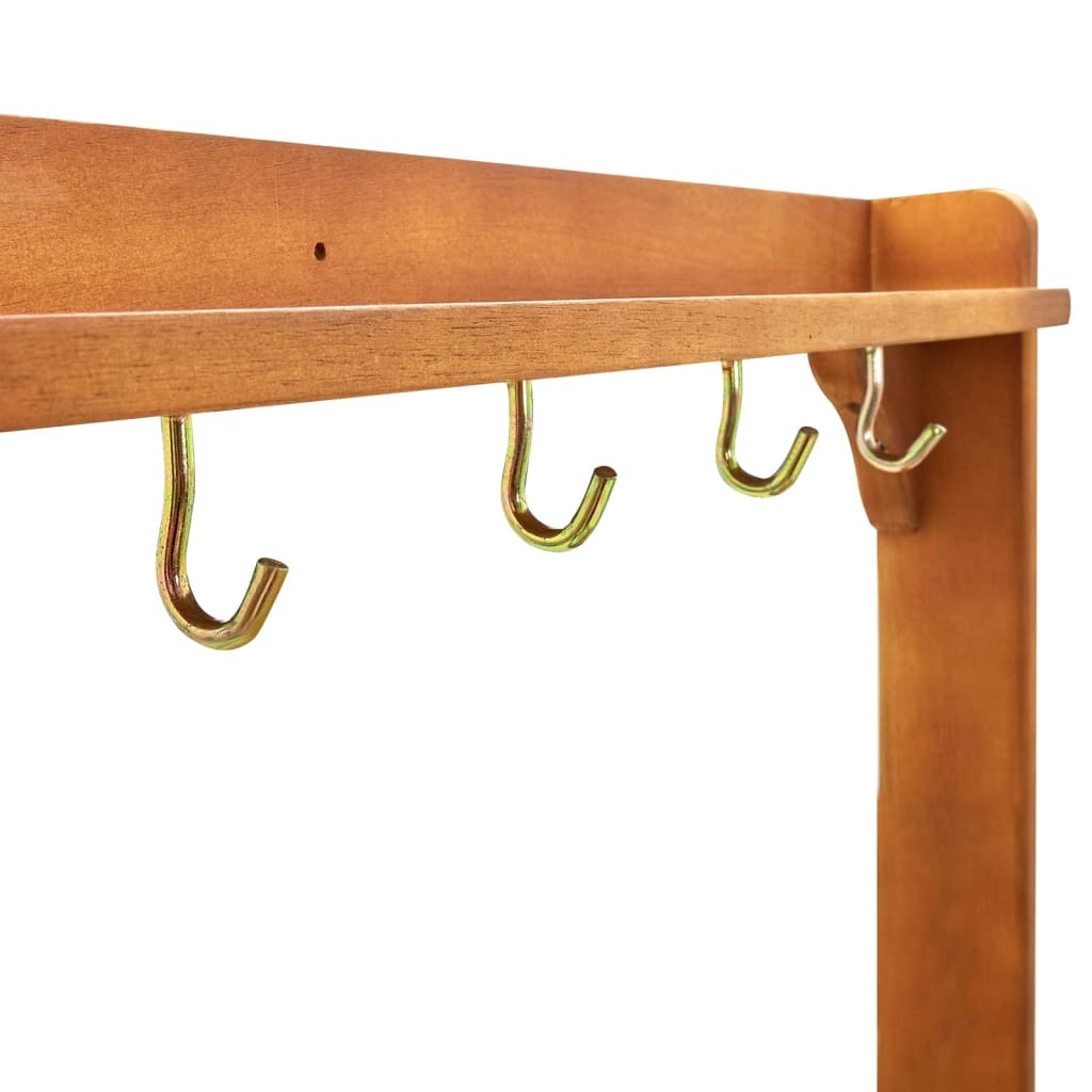 Garden Kitchen Trolley Solid Acacia Wood 36.2"x17.1"x55.7