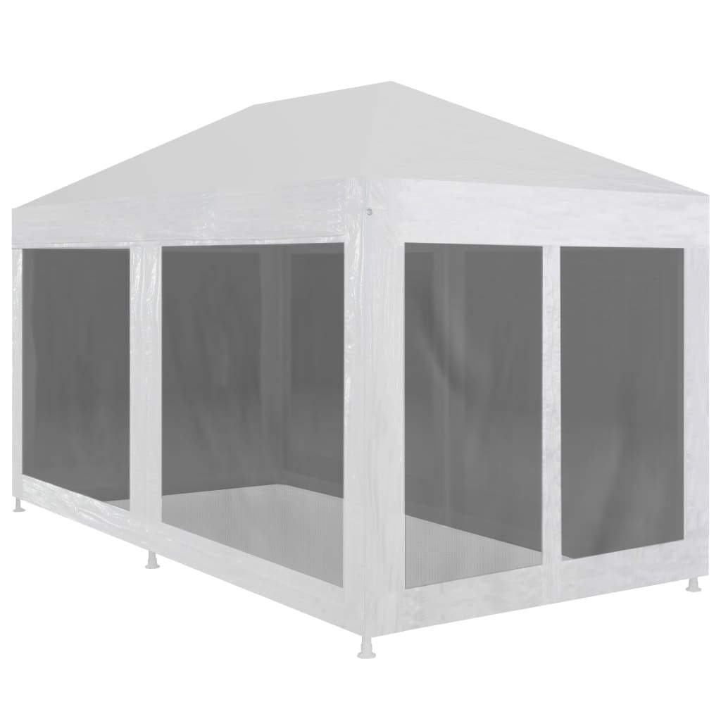 Party Tent with 6 Mesh Sidewalls 19.7'x 9.8'