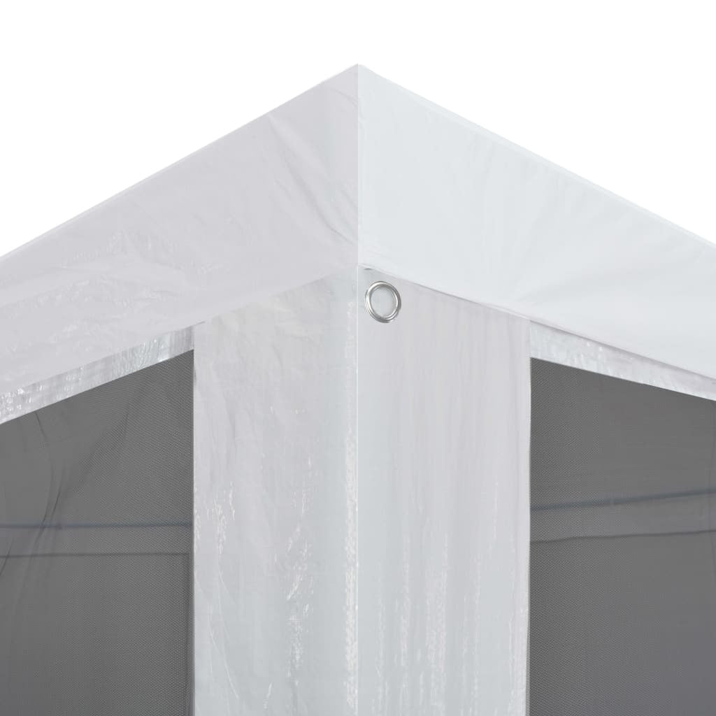 Party Tent with 8 Mesh Sidewalls 29.5'x 9.8'