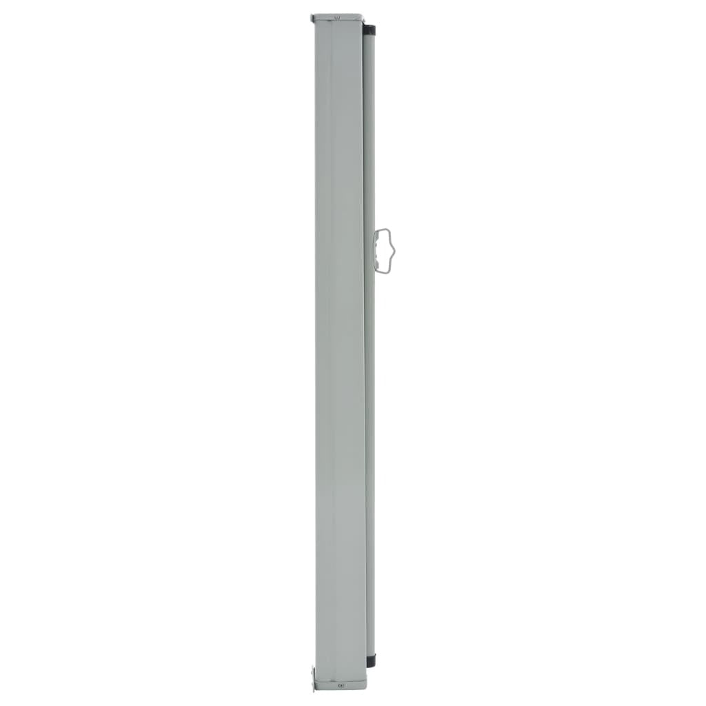 Patio Retractable Side Awning 39.4"x118.1" Black