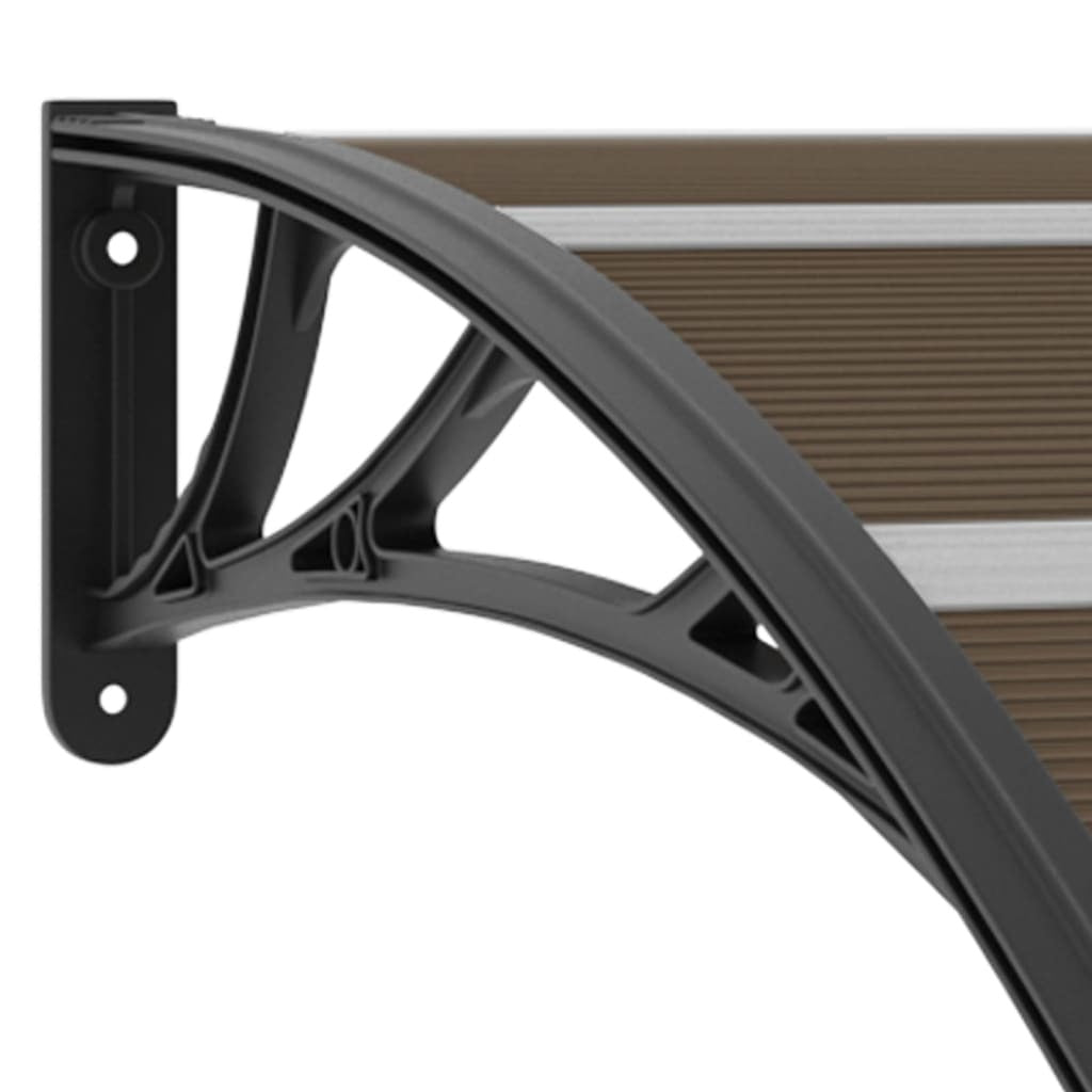 Door Canopy Black 47.2"x39.4" PC