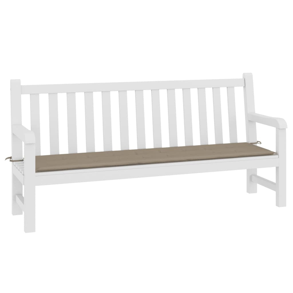 Garden Bench Cushion Taupe 59.1"x19.7"x1.6" Oxford Fabric