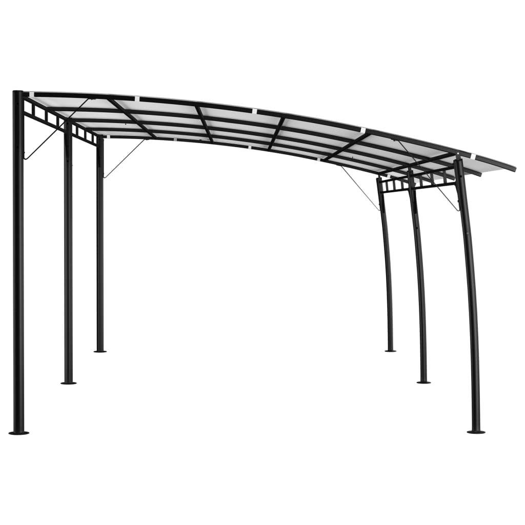 Garden Sunshade Awning 236.2"x118.1"x100.4" Cream