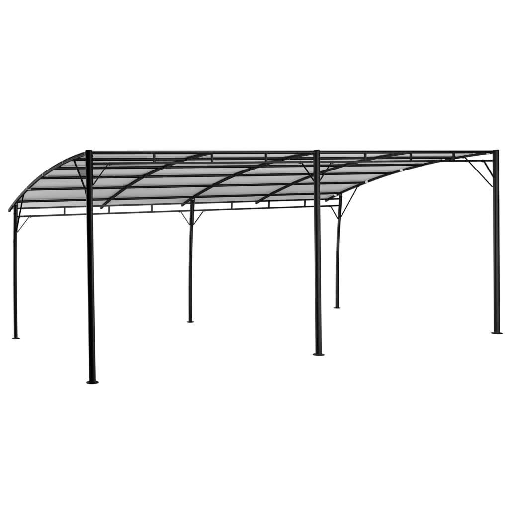 Garden Sunshade Awning 236.2"x118.1"x100.4" Cream