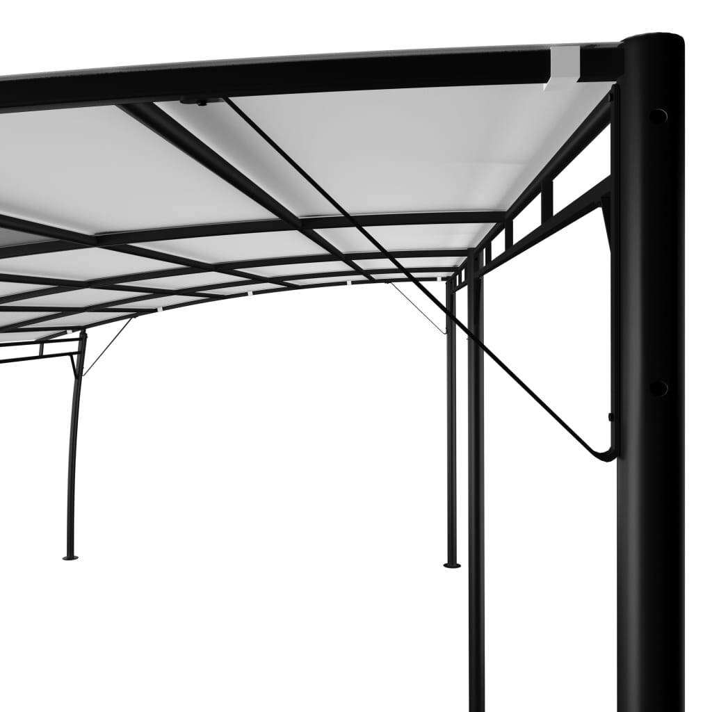 Garden Sunshade Awning 236.2"x118.1"x100.4" Cream