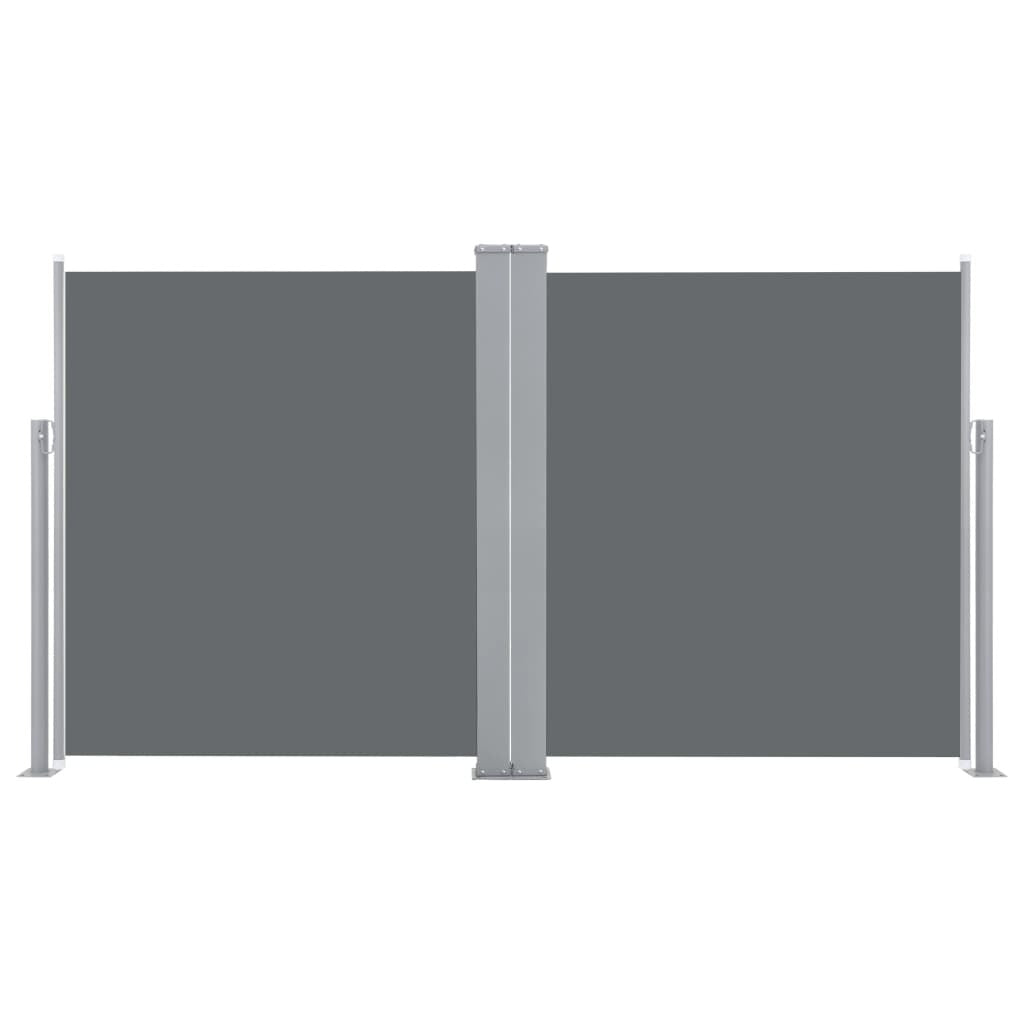 Retractable Side Awning Anthracite 55.1"x236.2