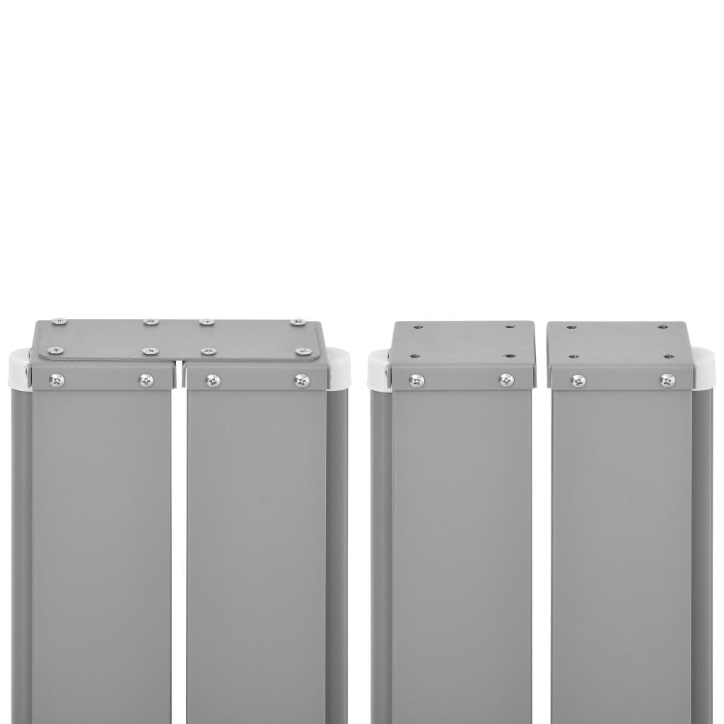Retractable Side Awning Anthracite 55.1"x236.2