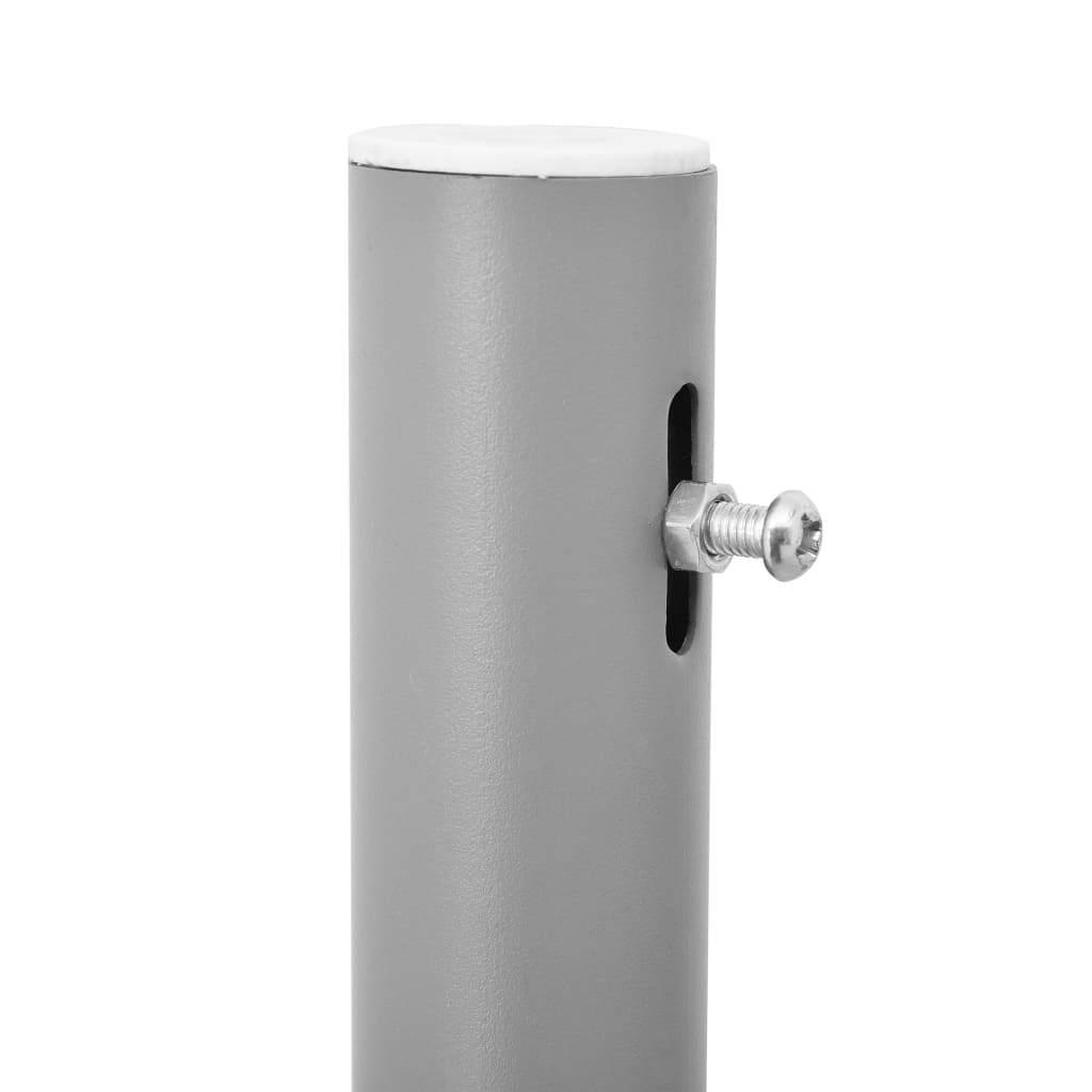 Retractable Side Awning Anthracite 55.1"x236.2