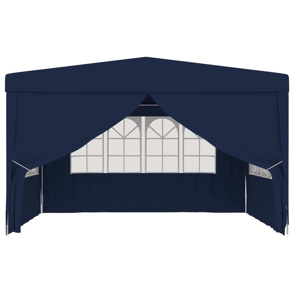 Professional Party Tent with Side Walls 13.1'x13.1'Blue 0.3 oz/ft