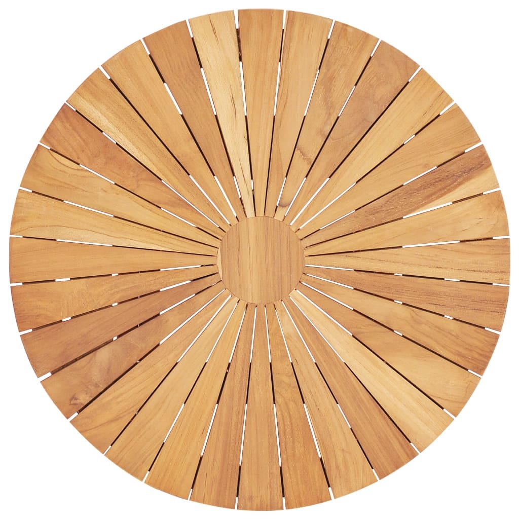 Folding Patio Table  23.6" Solid Teak Wood